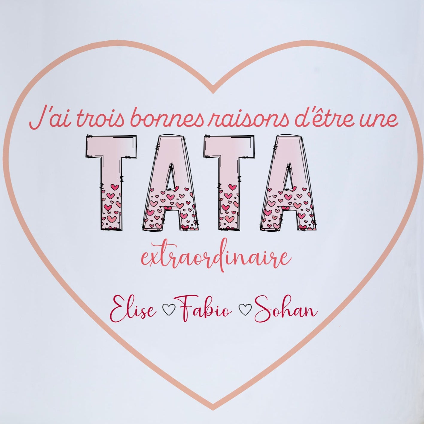 Gourde personnalisée fête des mères - prénoms du ou des enfants - cadeau original fête des mères