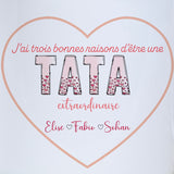 Gourde personnalisée fête des mères - prénoms du ou des enfants - cadeau original fête des mères