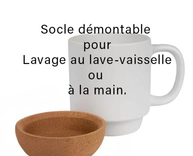 Mug personnalisé céramique et liège