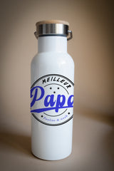 Cadeau papa papi personnalisé Bouteille gourde en inox
