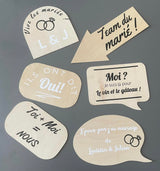 Accessoires panneaux photoBooth personnalisés