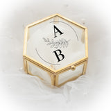 Boîte/stickers  personnalisés porte alliances