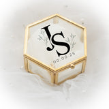 Boîte/stickers  personnalisés porte alliances