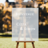 panneau mariage