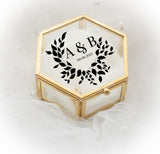 Boîte/stickers  personnalisés porte alliances