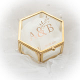 Boîte/stickers  personnalisés porte alliances