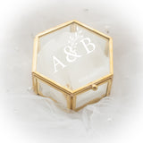 Boîte/stickers  personnalisés porte alliances