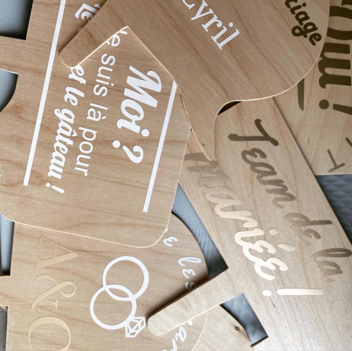 Accessoires Photobooth & Co Personnalisés pour Mariage