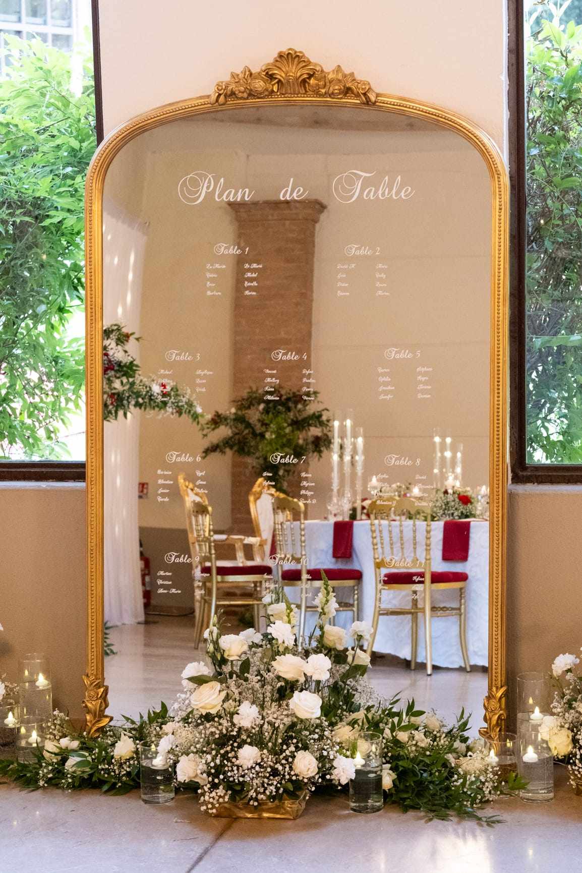 Plans de tables- Mariage