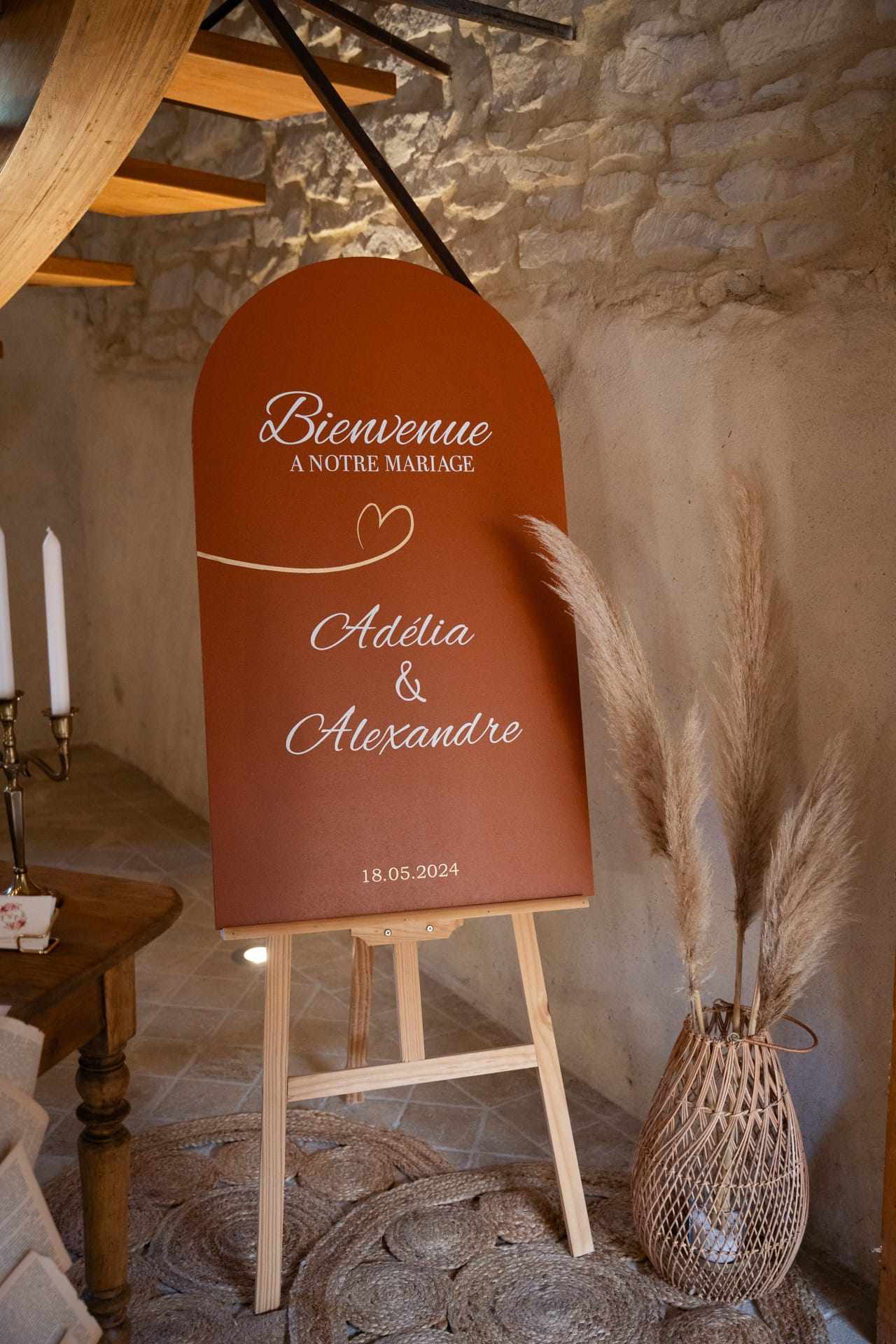 Collection de stickers pour panneaux de Bienvenue - mariage