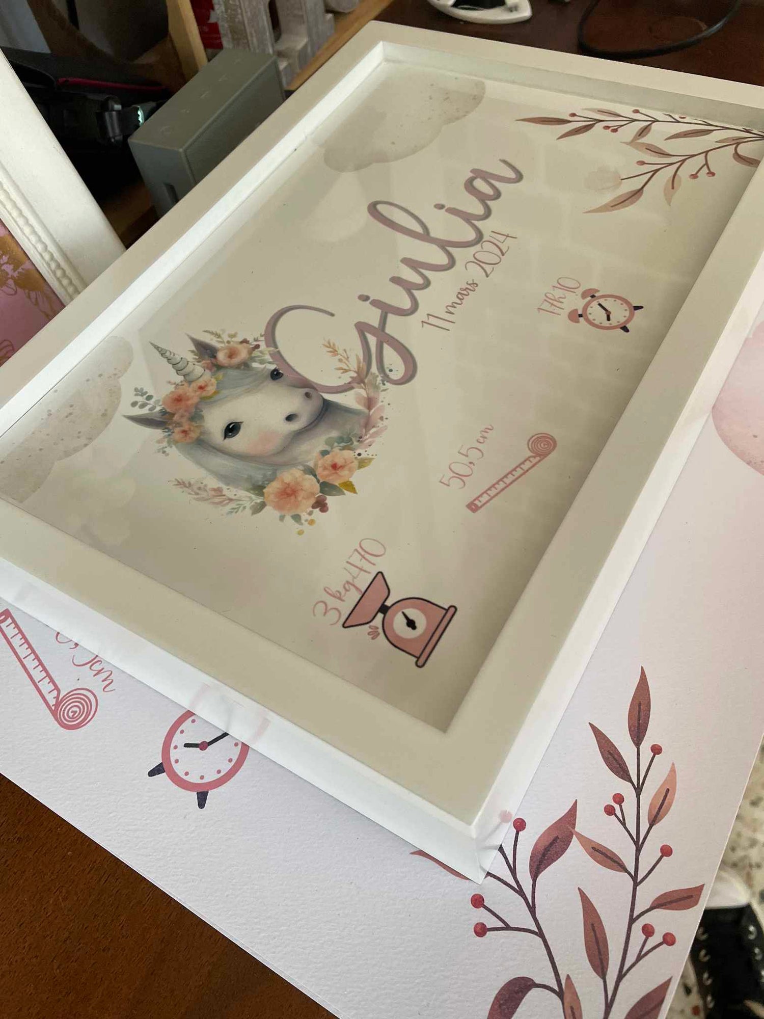 Collection Personnalisée de Boîtes à Souvenirs Bébé