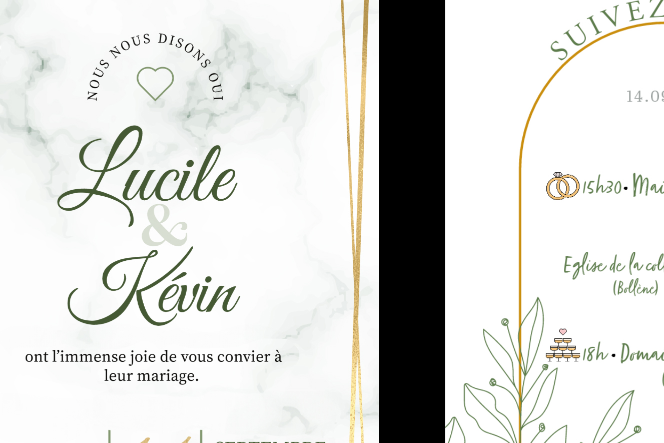 Collection de Faire-Part &amp; Save the Date Personnalisés