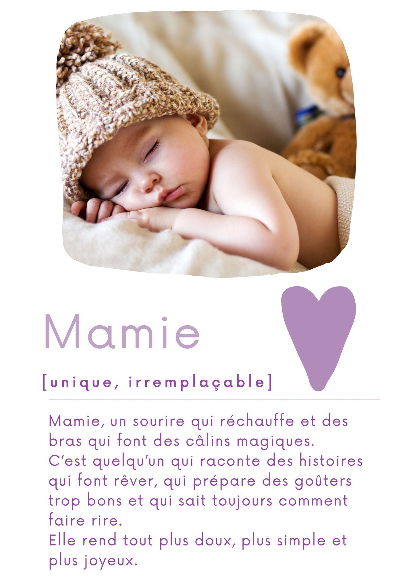 Coussin photo personnalisé avec définition