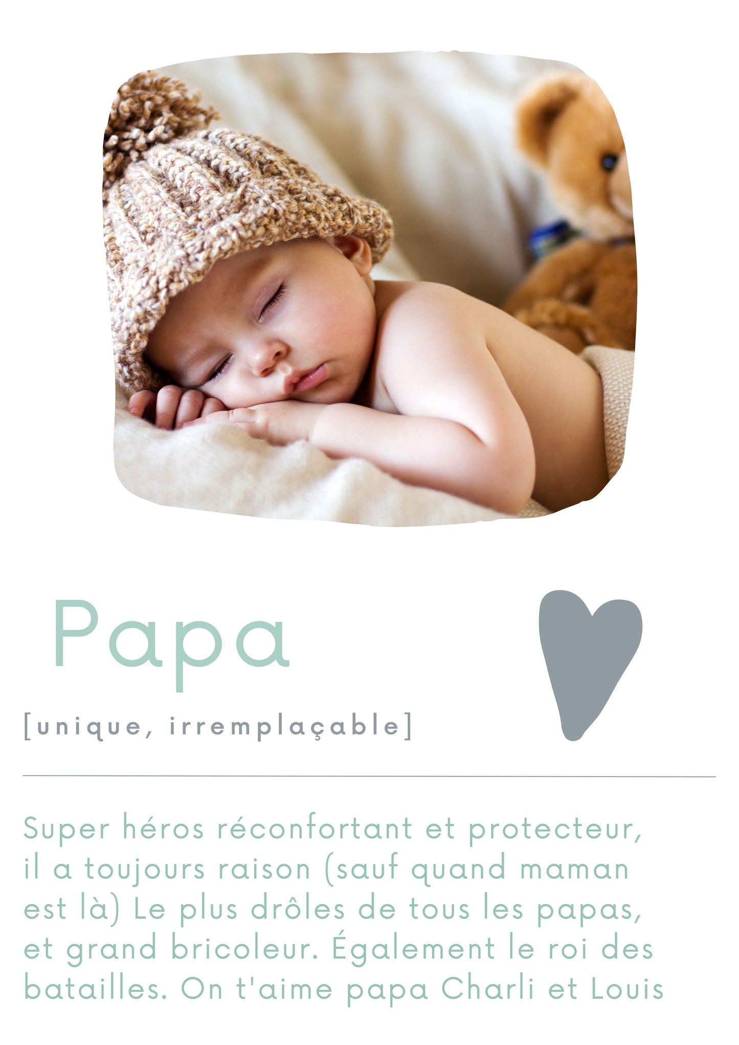 Coussin photo personnalisé avec définition