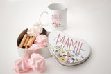 Boîte à biscuits personnalisée et mug en option | cadeau pour mamie