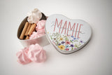 Boîte à biscuits personnalisée et mug en option | cadeau pour mamie