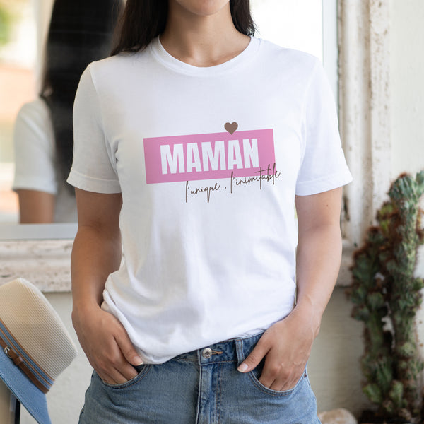 T-shirt personnalisé maman - cadeau fête des mères