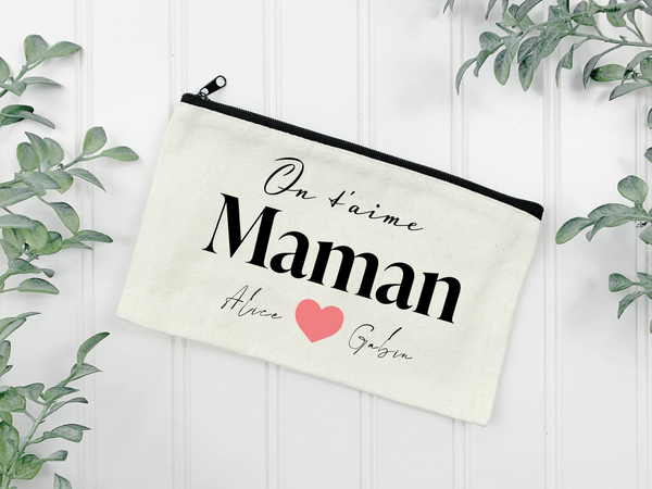 Trousse personnalisée maman