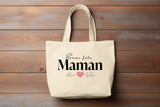 sac tote bag personnalisé maman -  cadeau maman fête des mères