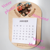 Magnet personnalisé calendrier avec photo