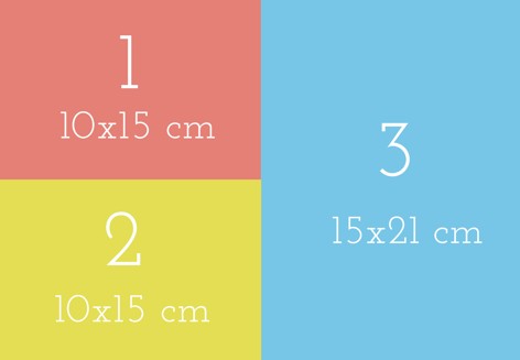 Planche 3 photos - 15x21cm/10x15cm/10x15cm