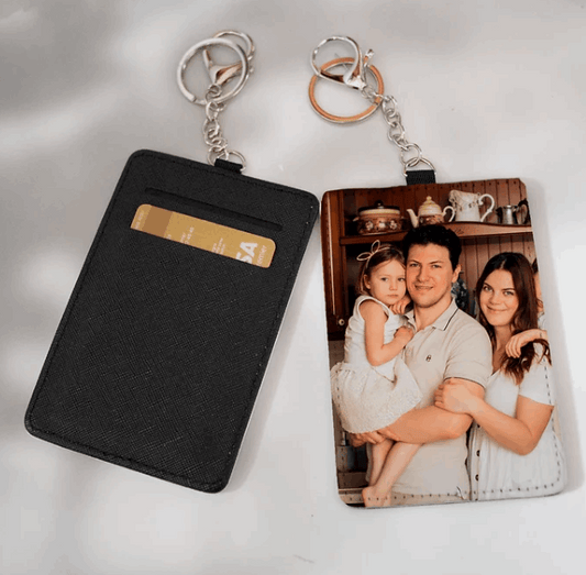 Porte clé porte carte personnalisé photo