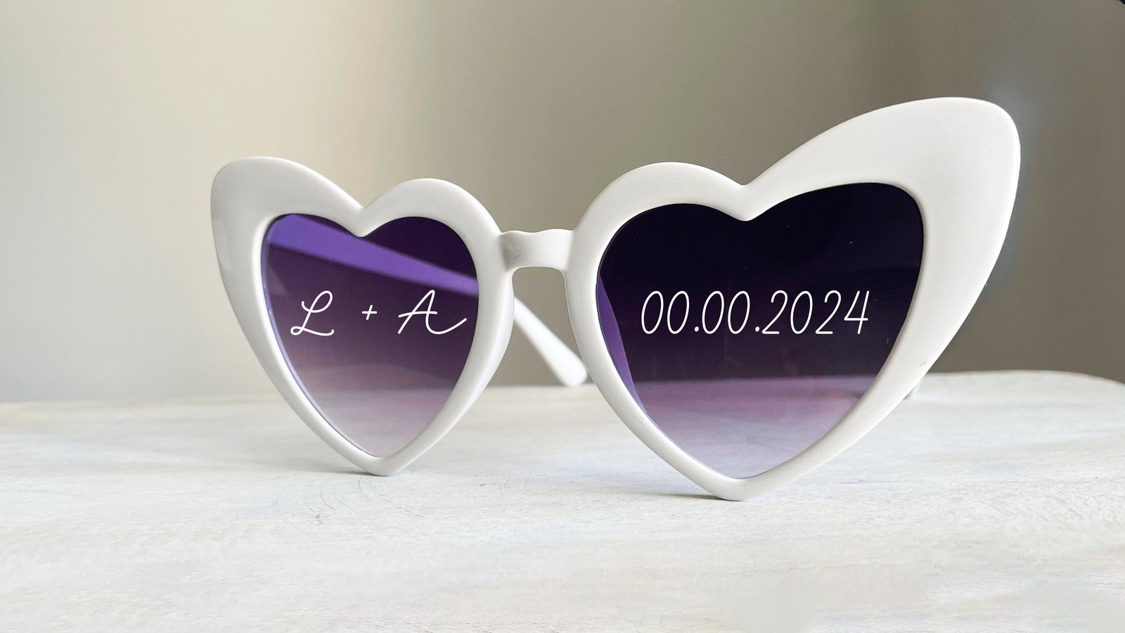 Lot De 9 Lunettes Cœur - Accessoire Fête EVJF, Mariage, Halloween - Lunettes De Soleil Fun