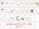 Gobelet personnalisé en inox pour evjf evjg