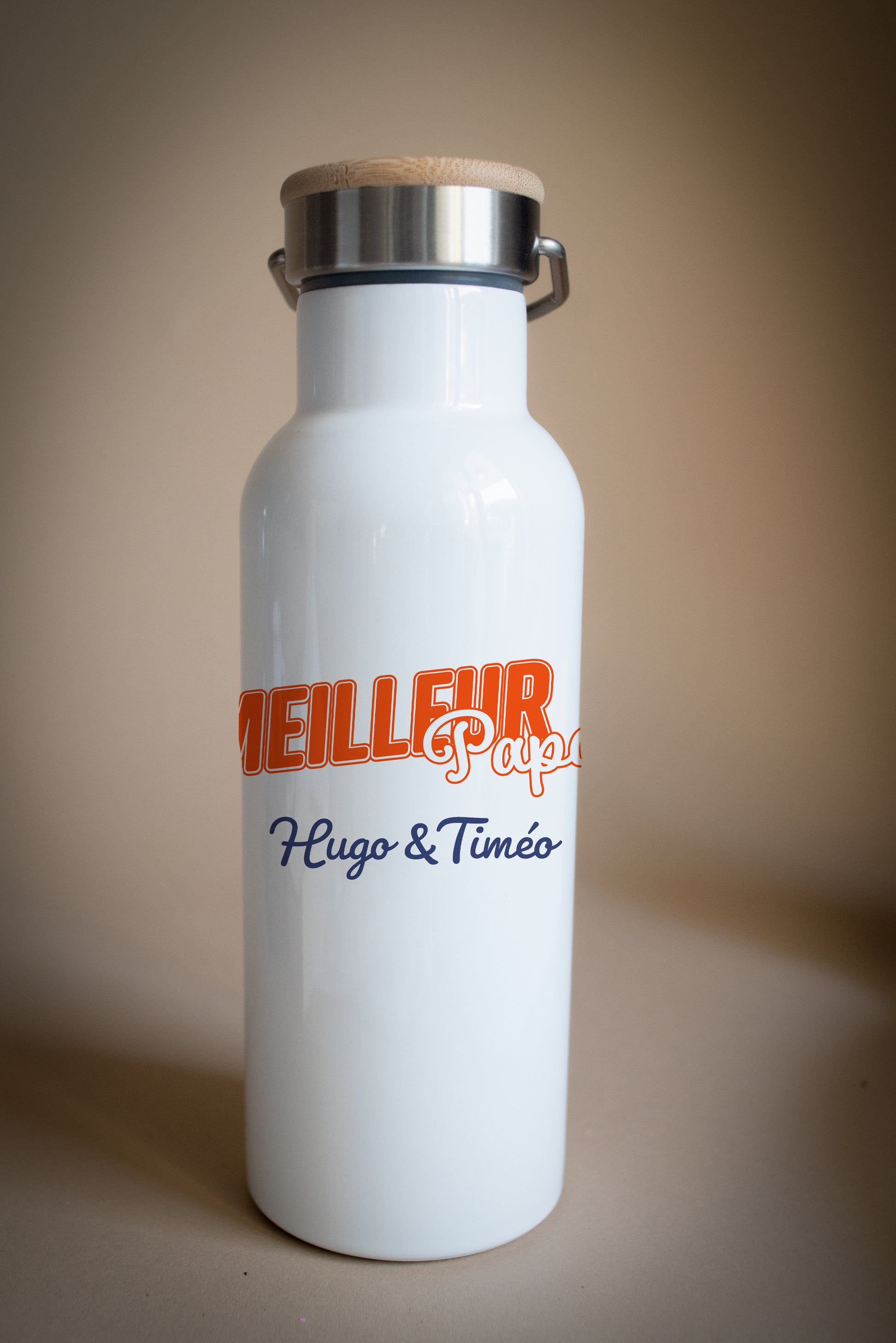 Gourde personnalisé cadeau, papa, parrain, papi....