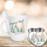 ensemble mug et boite à sucreries noël