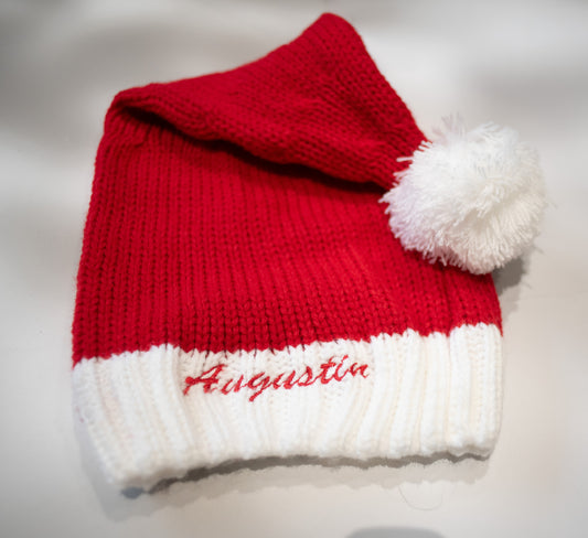 Bonnet de noël personnalisé bébé enfant