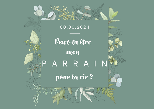 Etiquette autocollante pour bouteille veux tu être mon super parrain/ma super marraine | demande de parrain marraine