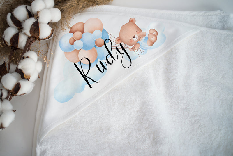 cape de bain personnalisée bébé et enfant | Accessoires, cadeau, souvenir naissance, bébé