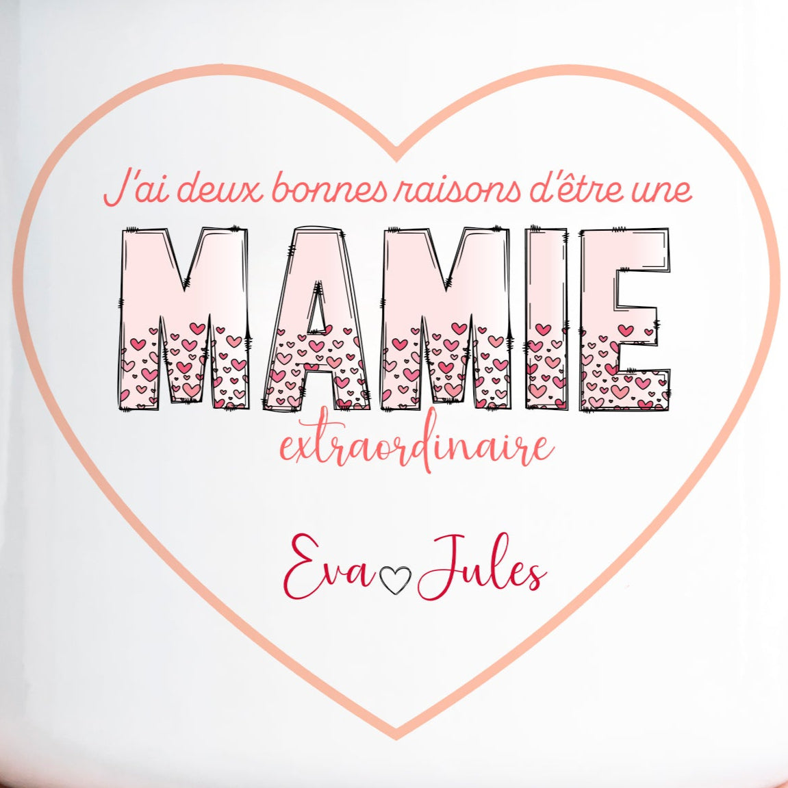 Gourde personnalisée fête des mères - prénoms du ou des enfants - cadeau original fête des mères