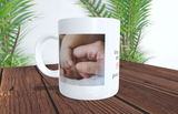 Mug "Demande de Marraine" avec 2 Photos et Message Personnalisé