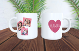 Mug personnalisé pour maman avec 3 photos