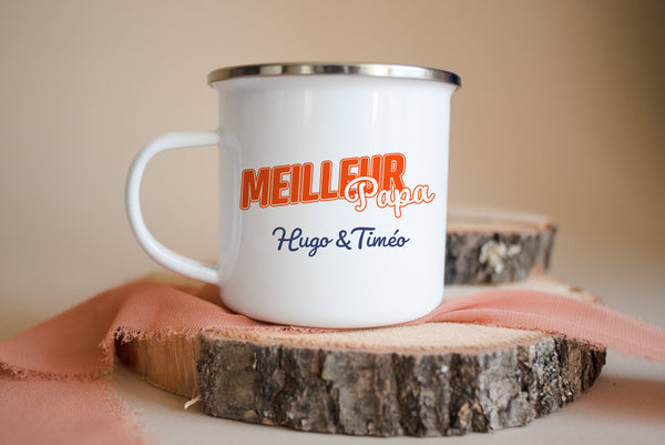 mug personnalisé "meilleur papa" | fête des pères, cadeau papa