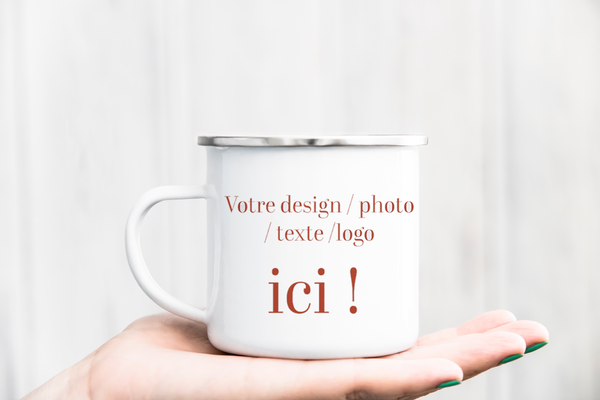 PERSONNALISABLE EN LIGNE - Mug inox