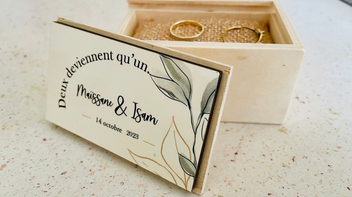 porte alliances bohème champètre