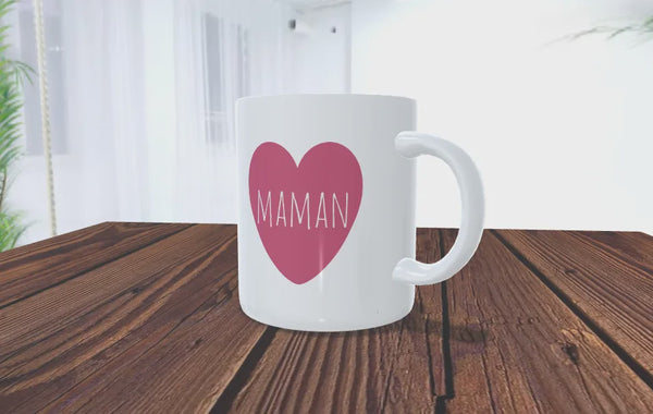 Mug personnalisé pour maman avec 3 photos