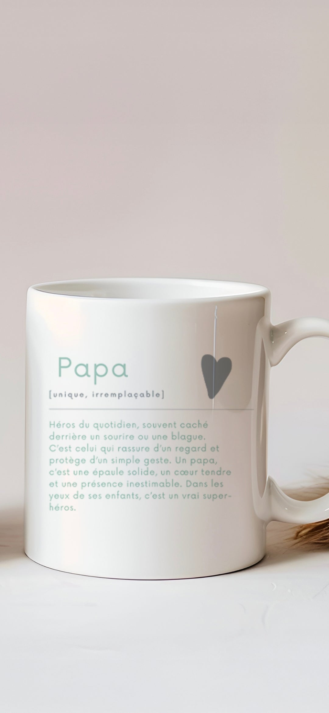 Mug en Céramique Personnalisé - Définition d'un papa , une maman, mamie  avec Photo | Idée Cadeau Fête des pères