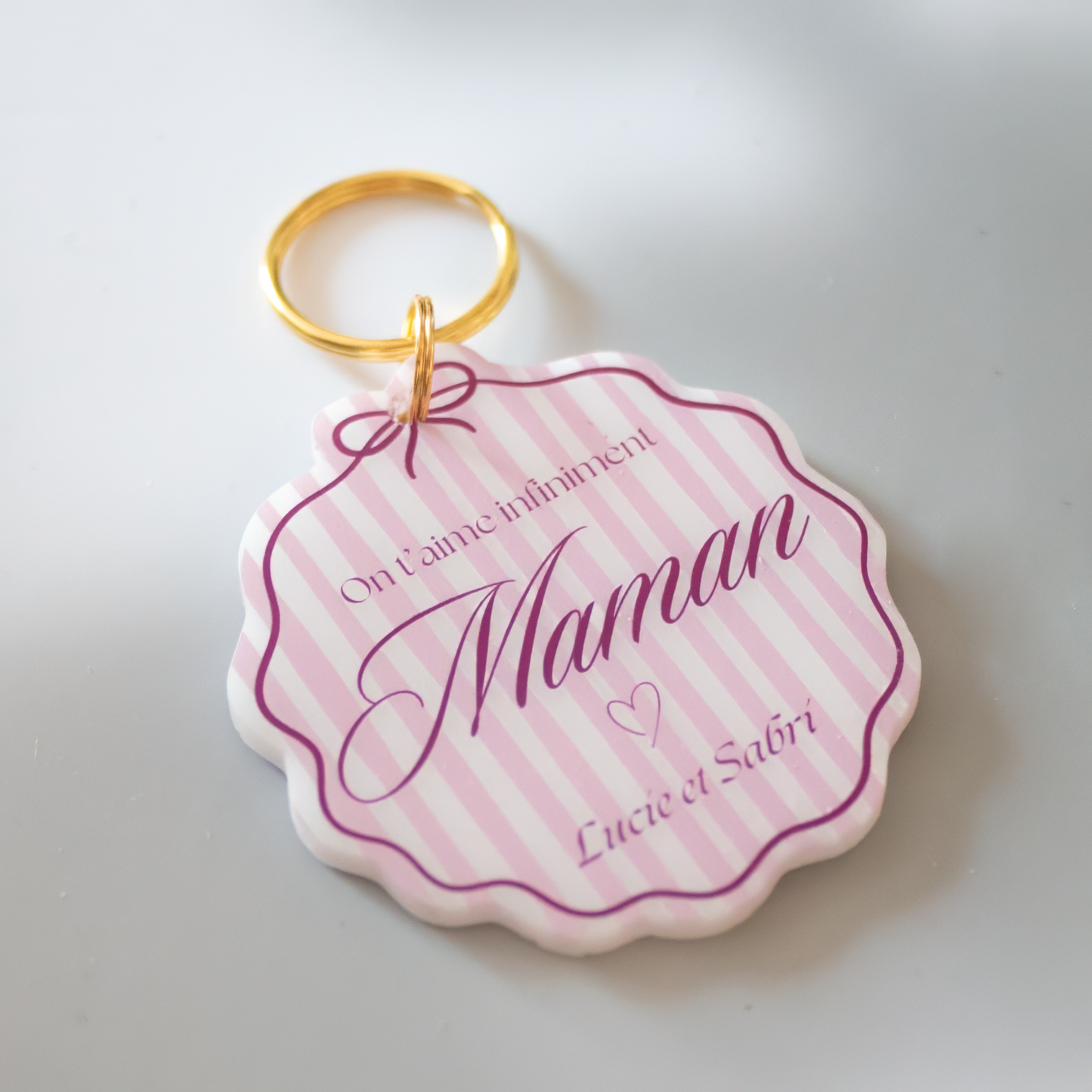 Porte clé personnalisé plexiglass imprimé