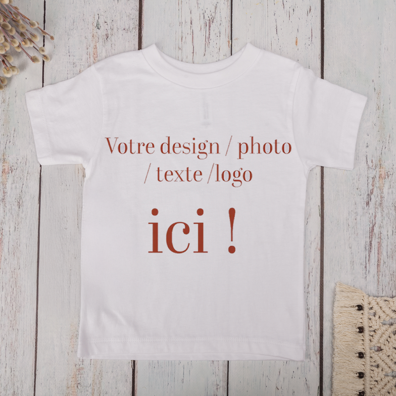 PERSONNALISABLE EN LIGNE - T-shirt enfant